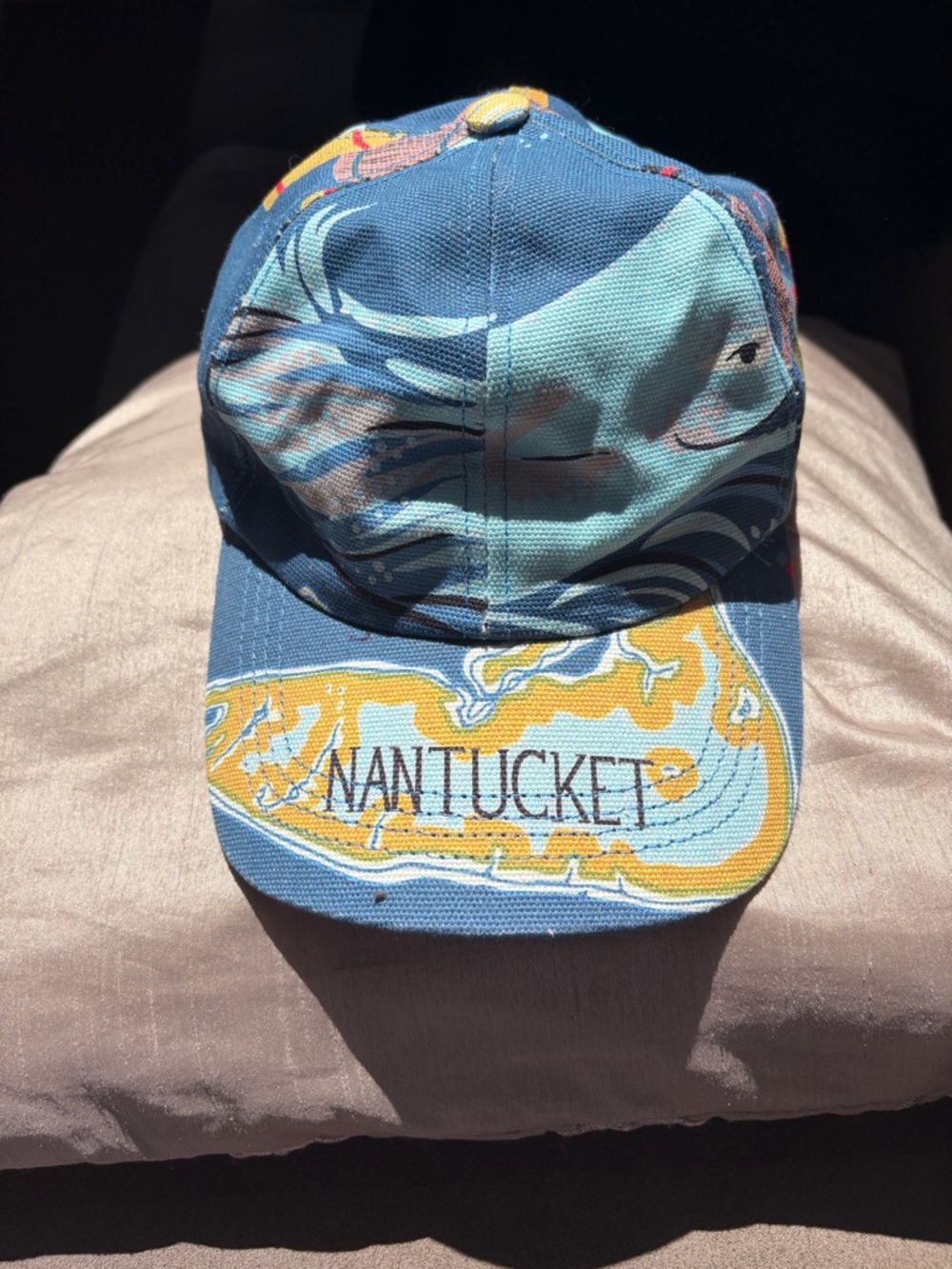 Nantucket Blue Graphic Baseball Cap